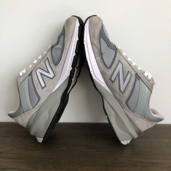 🟥SOLD🟥New Balance 990 V5 Grey Suede Size 10.5 - Picture 7 of 10